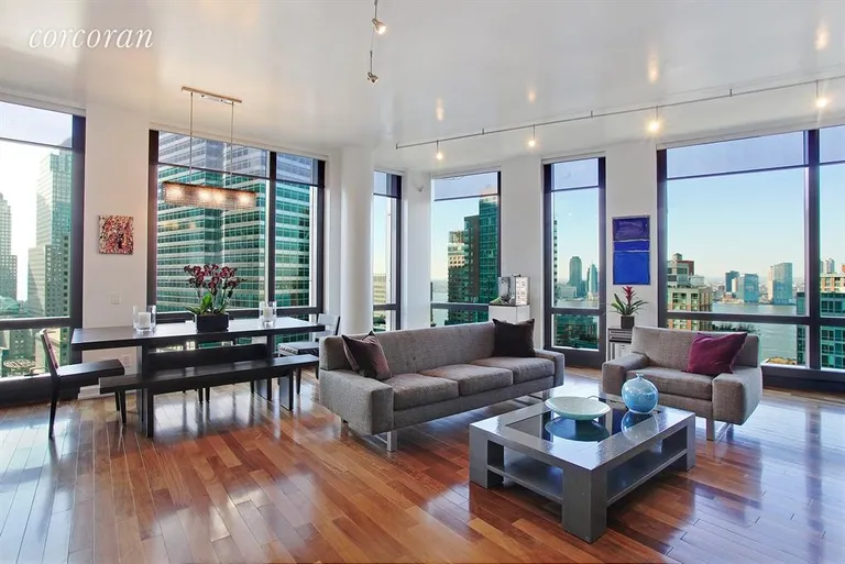 New York City Real Estate | View 101 Warren Street, 2410 | 3 Beds, 3 Baths | View 1