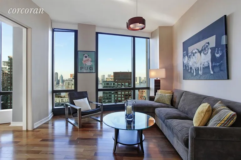 New York City Real Estate | View 101 Warren Street, 2410 | Media Room | View 4