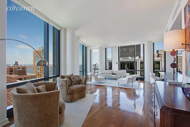 New York City Real Estate | View 101 Warren Street, 2820 | 3 Beds, 3 Baths | View 1