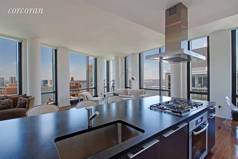 New York City Real Estate | View 101 Warren Street, 2820 | Kitchen | View 3