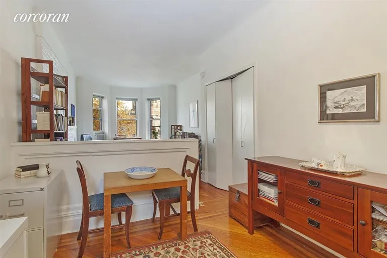 New York City Real Estate | View 177 Amity Street, 14 | Dining area nicely separated from the living space | View 2