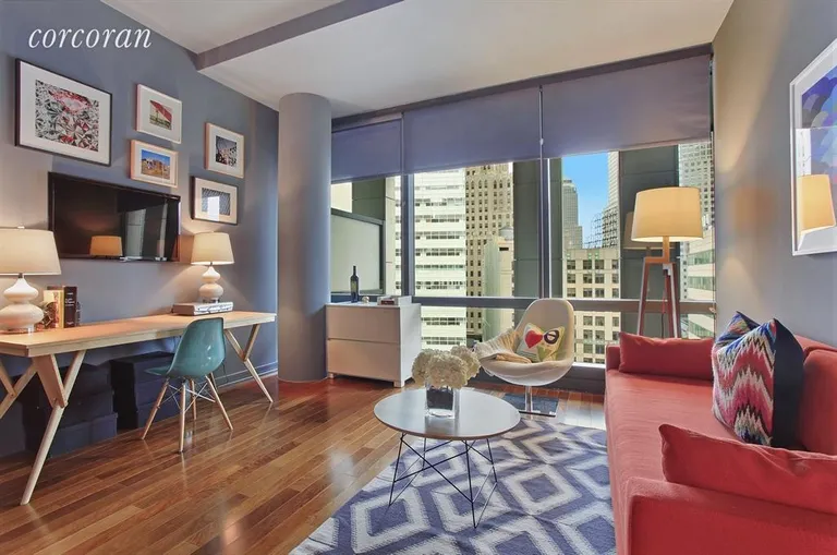 New York City Real Estate | View 101 Warren Street, 9J | 2nd Bedroom | View 6