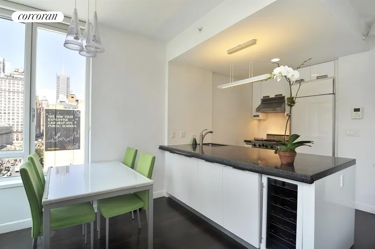 New York City Real Estate | View 261 West 28th Street, 10A | Chef's kitchen with Viking, Subzero and Bosch  | View 3