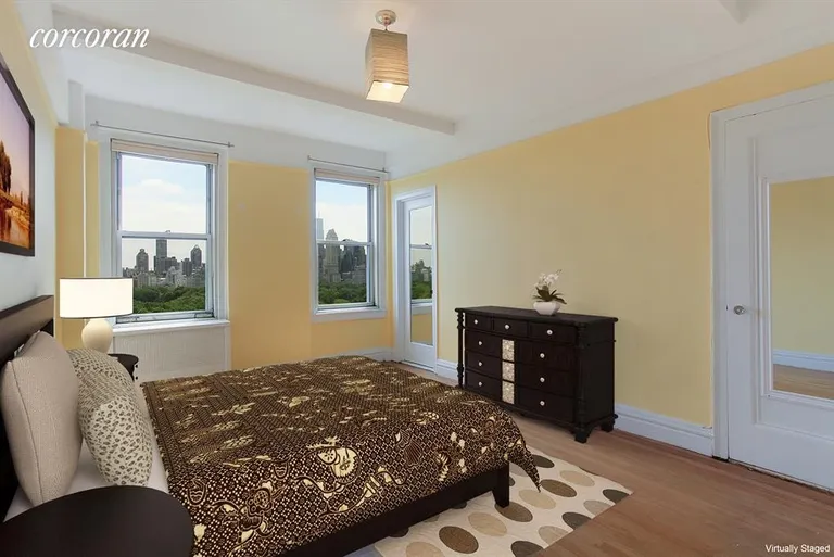 New York City Real Estate | View 65 Central Park West, 15D | Staged 2nd Bedroom Photo | View 3