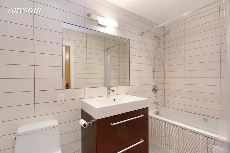New York City Real Estate | View 155 Newell Street, 1A | Bathroom | View 4