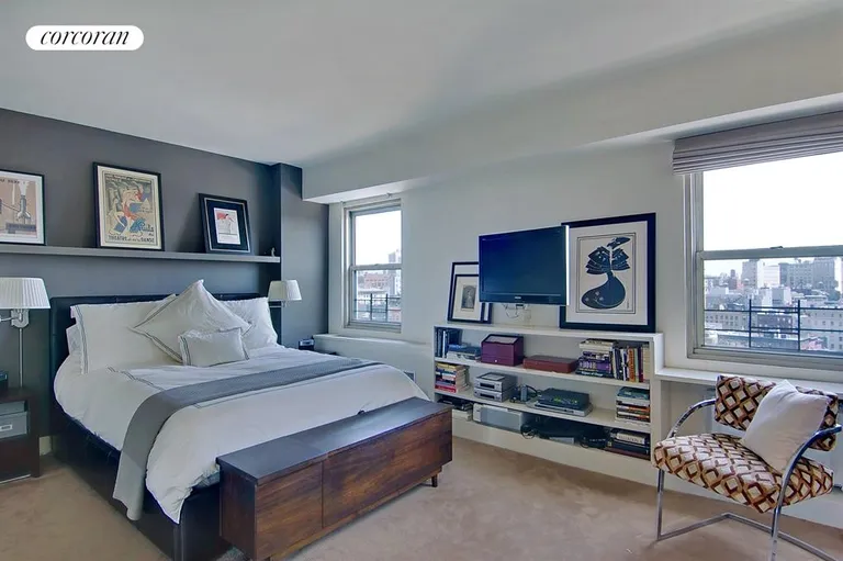 New York City Real Estate | View 2 Charlton Street, 16E | Master Bedroom | View 7