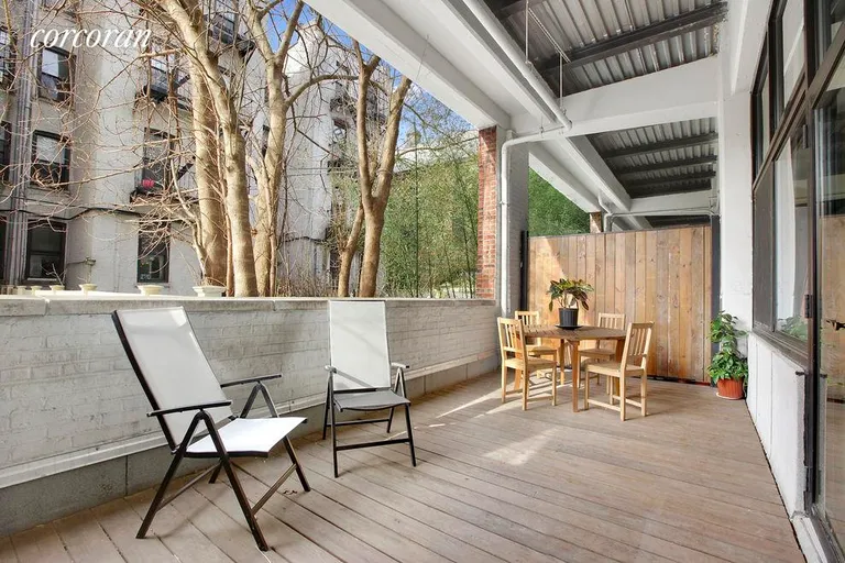 New York City Real Estate | View 535 Dean Street, 118 | Generous Outdoor Living Space | View 3