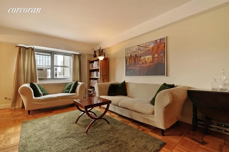 New York City Real Estate | View 235 Adams Street, 12H | Living Room | View 2