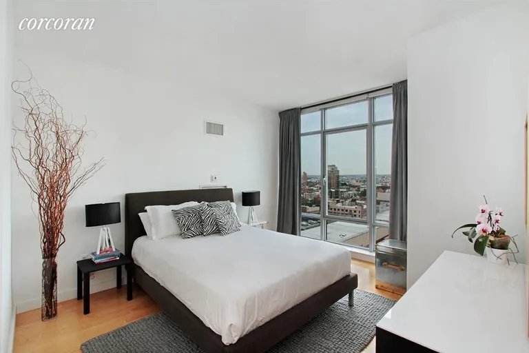 New York City Real Estate | View 1 NORTHSIDE PIERS, 16H | Bedroom | View 3