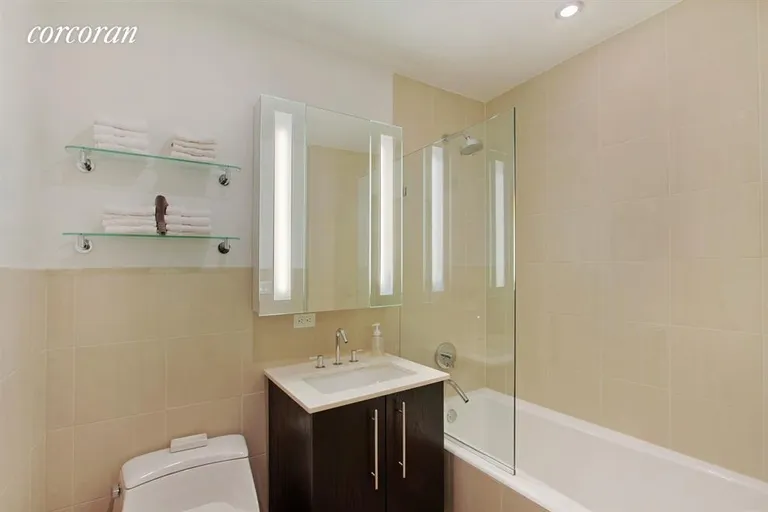 New York City Real Estate | View 1 NORTHSIDE PIERS, 16H | Bathroom | View 4