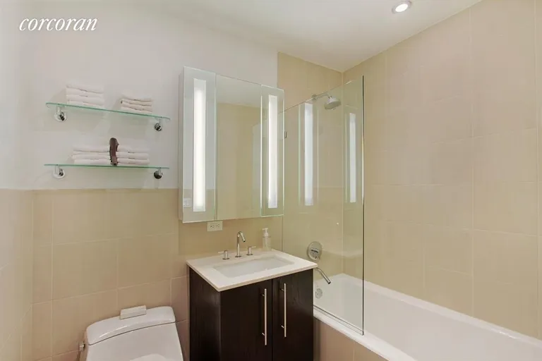 New York City Real Estate | View 1 NORTHSIDE PIERS, 16H | Bathroom | View 8