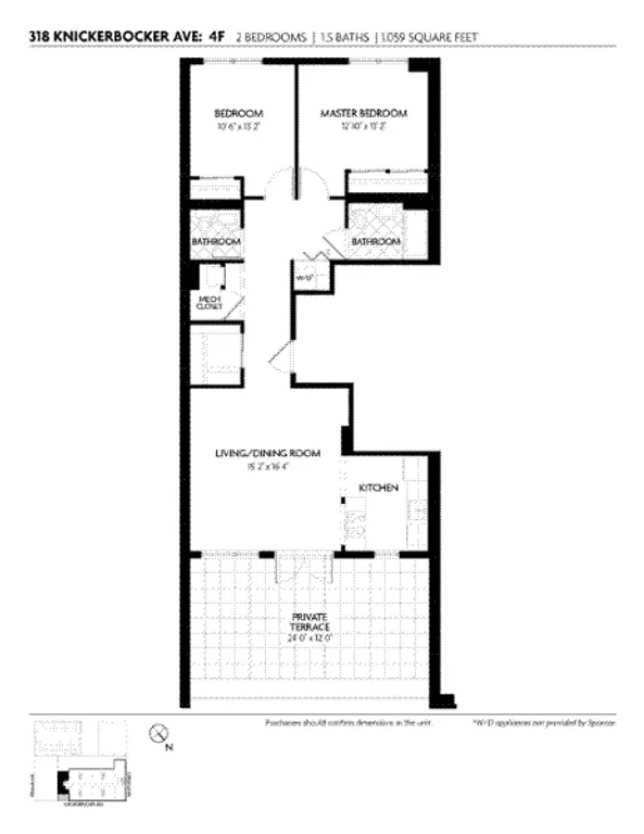 318 Knickerbocker Avenue, 4F | floorplan | View 10