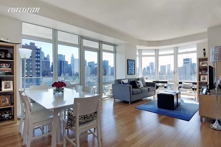 New York City Real Estate | View 555 West 59th Street, 28C | 2 Beds, 2 Baths | View 1