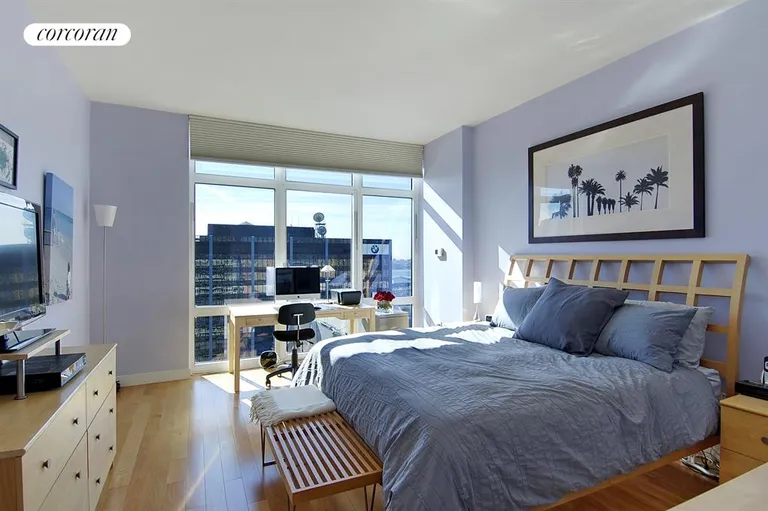 New York City Real Estate | View 555 West 59th Street, 28C | Lg master suite w/ 5 fixture bath & great storage | View 3