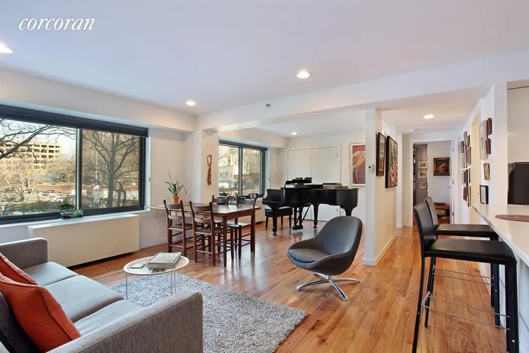 New York City Real Estate | View 100 Congress Street, 208 | Living Room / Dining Room | View 2
