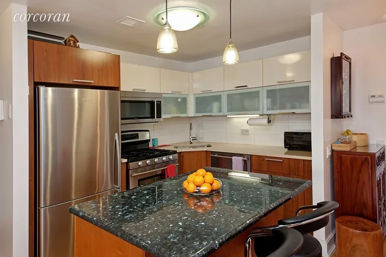 New York City Real Estate | View 343 4th Avenue, 11F | Beautiful open kitchen with Custom Island | View 2