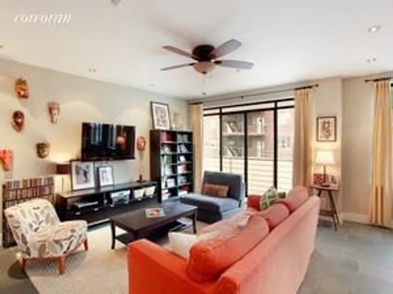 New York City Real Estate | View 361 16th Street, 1B | Spacious living area w/flr-to-clg window | View 2