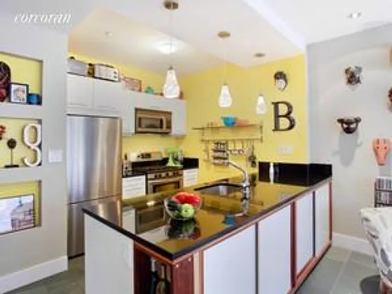 New York City Real Estate | View 361 16th Street, 1B | Bright & cheerful open kitchen | View 4