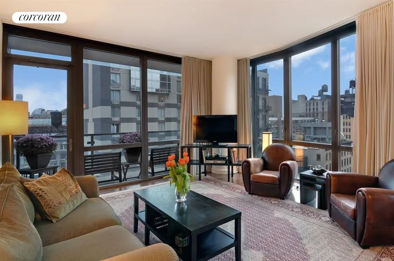 New York City Real Estate | View 101 West 24th Street, 10B | Living Room | View 6