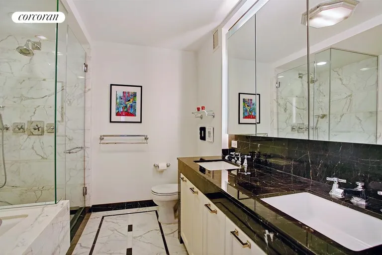 New York City Real Estate | View 205 East 85th Street, 15L | Master Bathroom | View 5