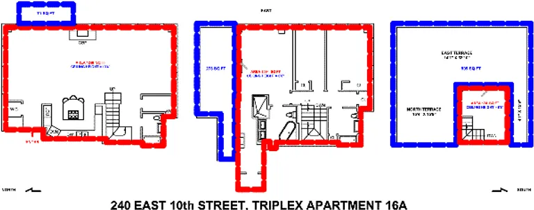 240 East 10th Street, PH16A | floorplan | View 16