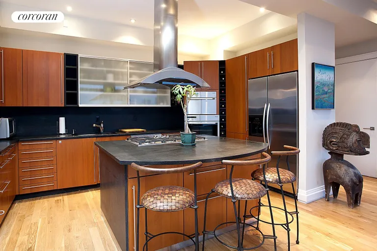 New York City Real Estate | View 240 East 10th Street, PH16A | Chef's Kitchen, opens to the Living Room | View 6