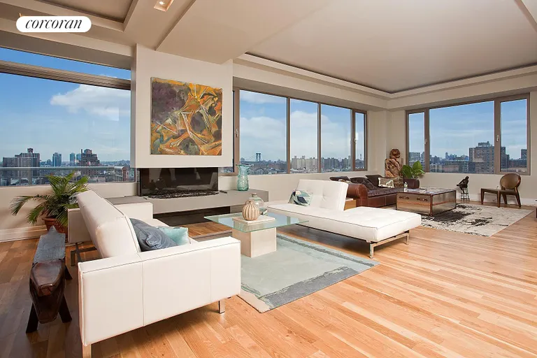 New York City Real Estate | View 240 East 10th Street, PH16A | Grand great Room. | View 2