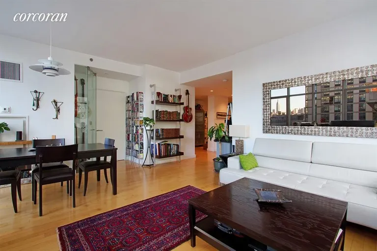 New York City Real Estate | View 1 NORTHSIDE PIERS, 3K | Living Room | View 2