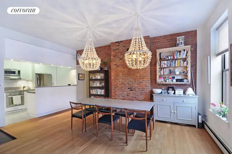 New York City Real Estate | View 515 Court Street, 2D | Living Room / Dining Room | View 5