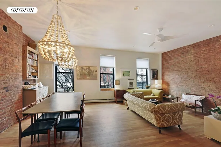 New York City Real Estate | View 515 Court Street, 2D | Kitchen / Living Room | View 7