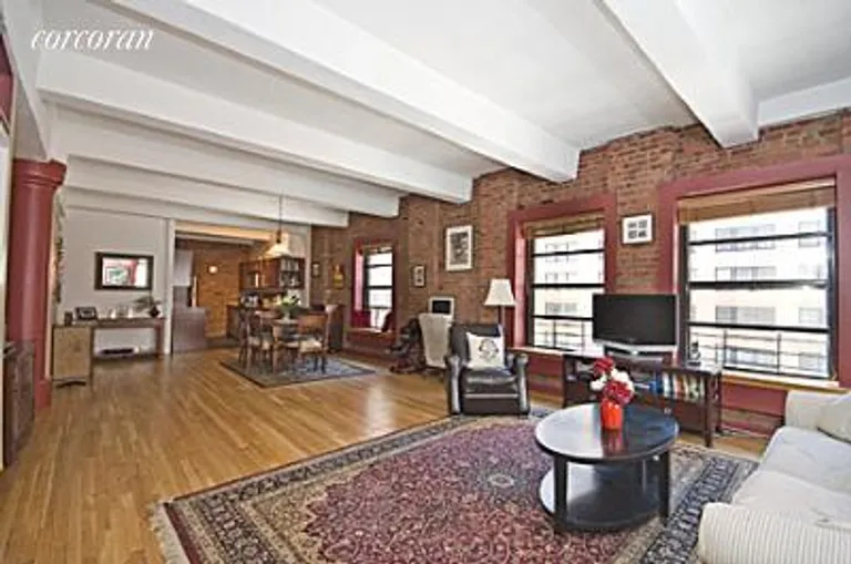 New York City Real Estate | View 380 West 12th Street, 6D | 2 Beds, 1 Bath | View 1