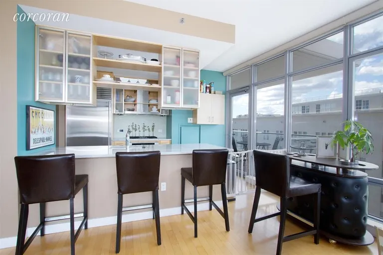 New York City Real Estate | View 1 NORTHSIDE PIERS, 8D | Kitchen | View 2