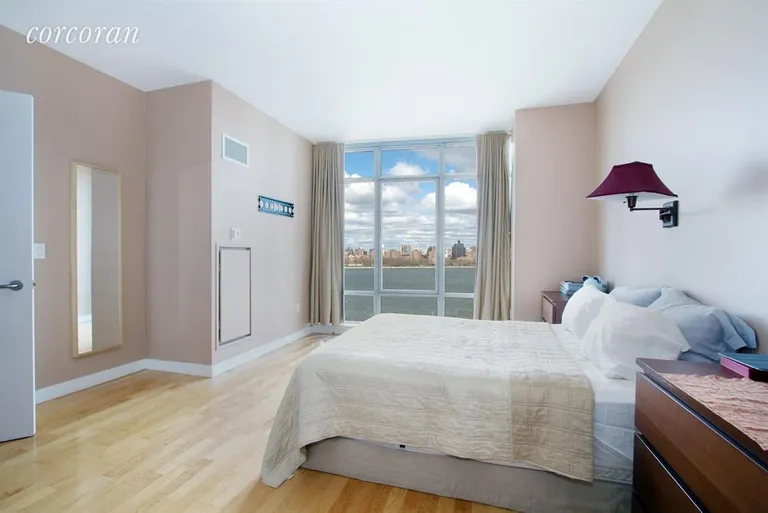 New York City Real Estate | View 1 NORTHSIDE PIERS, 8D | Master Bedroom | View 3