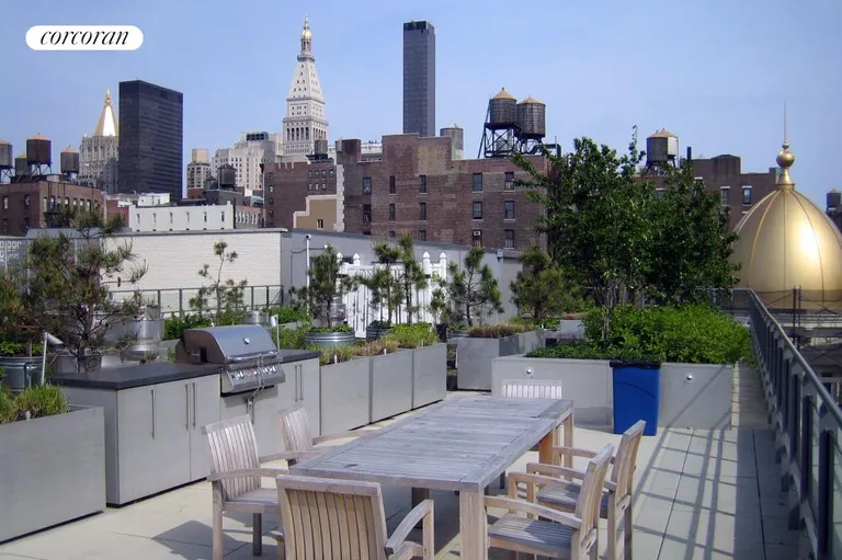 New York City Real Estate | View 655 Sixth Avenue, 5L | Common terrace with BBQ area. | View 4