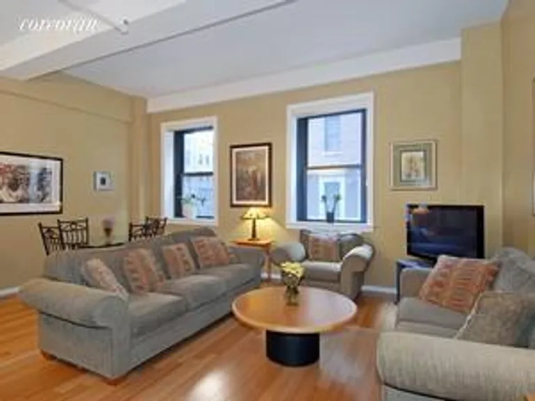 New York City Real Estate | View 365 Bridge Street, 2D | Open kitchen/dining/living room | View 2