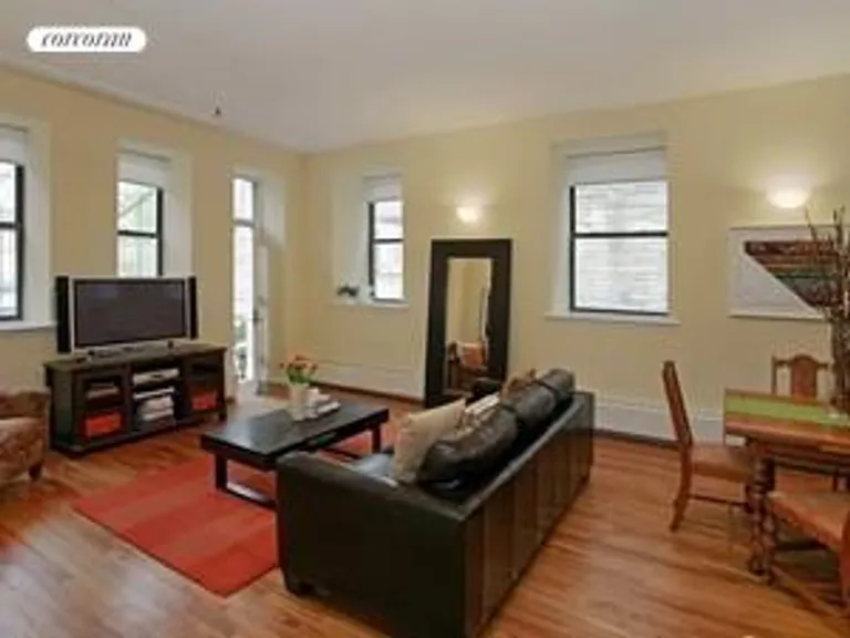 New York City Real Estate | View 259 21st Street, BJ | Spacious living room with 12' ceilings | View 2
