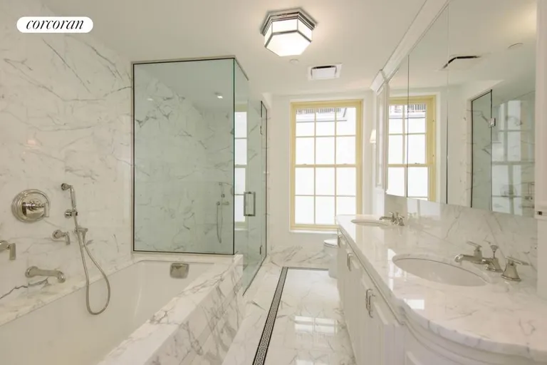 New York City Real Estate | View 400 West 12th Street, TH-5 | Master Bathroom  | View 8