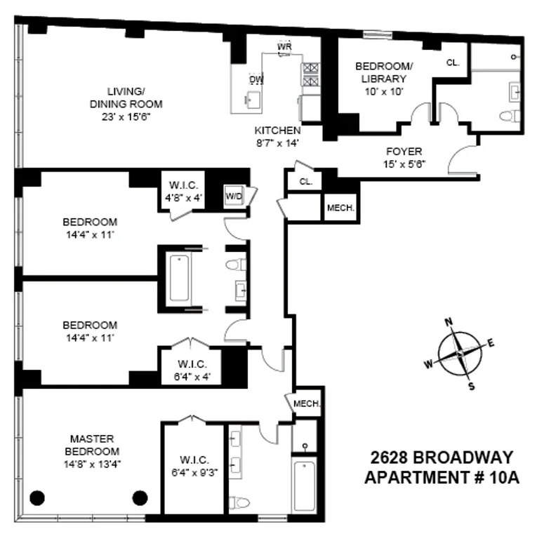 2628 Broadway, 10A | floorplan | View 16