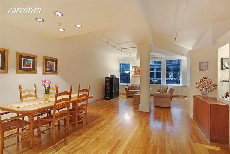 New York City Real Estate | View 145 West 17th Street, 3RD FL | Living Room / Dining Room | View 2