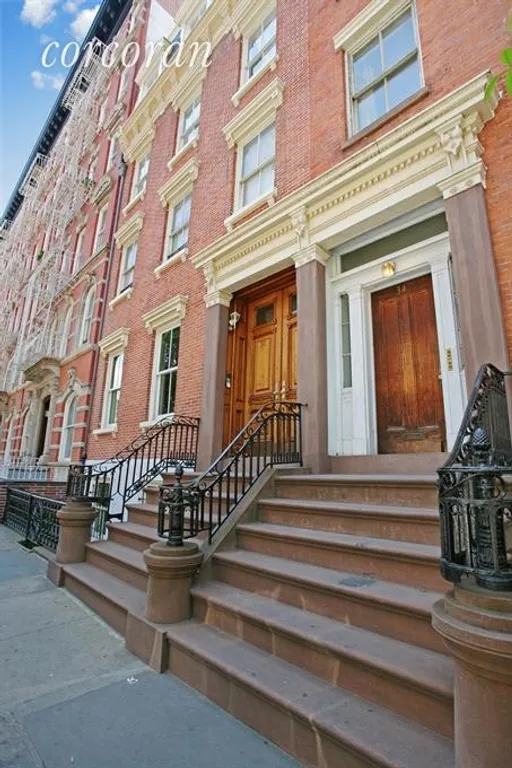 New York City Real Estate | View 34 King Street | 34 is a Greek revival 1840's 25 foot house | View 4