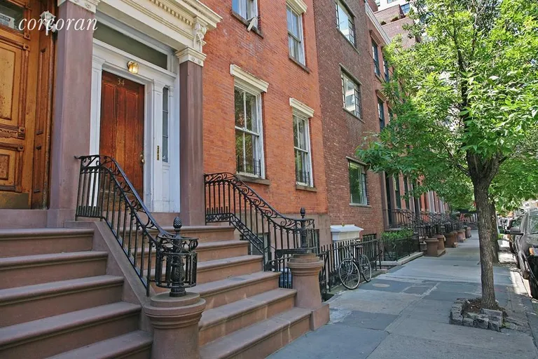 New York City Real Estate | View 34 King Street | A handsome tree lined block | View 2