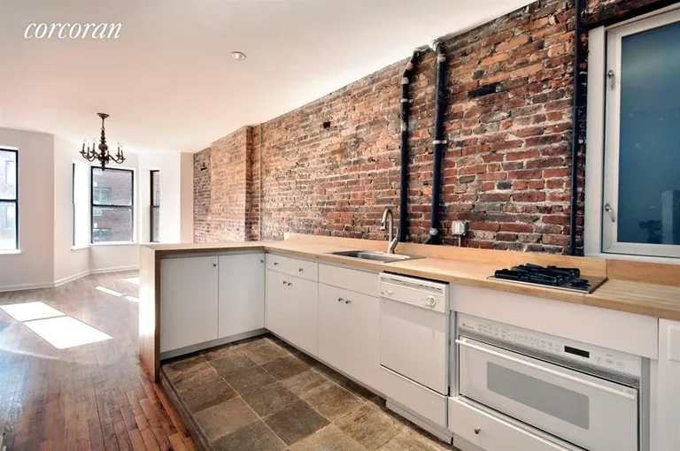 New York City Real Estate | View 593 President Street, 3L | Kitchen / Living Room | View 3