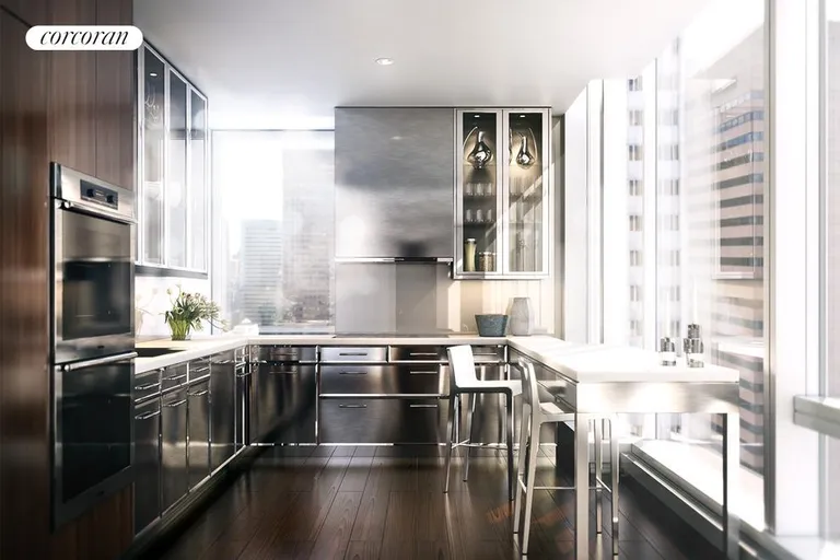 New York City Real Estate | View 20 West 53rd Street, 20B | Separate SieMatic kitchen customized by Ingrao | View 2