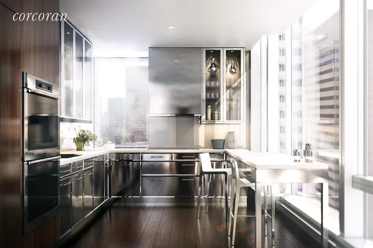 New York City Real Estate | View 20 West 53rd Street, 22B | Separate SieMatic kitchen customized by Ingrao | View 2