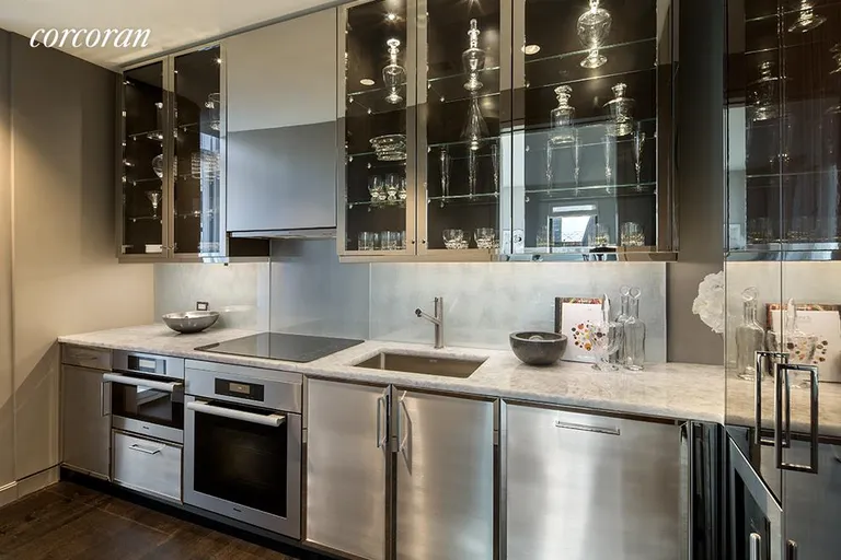 New York City Real Estate | View 20 West 53rd Street, 39B | Kitchen with Miele/Sub-Zero | View 3