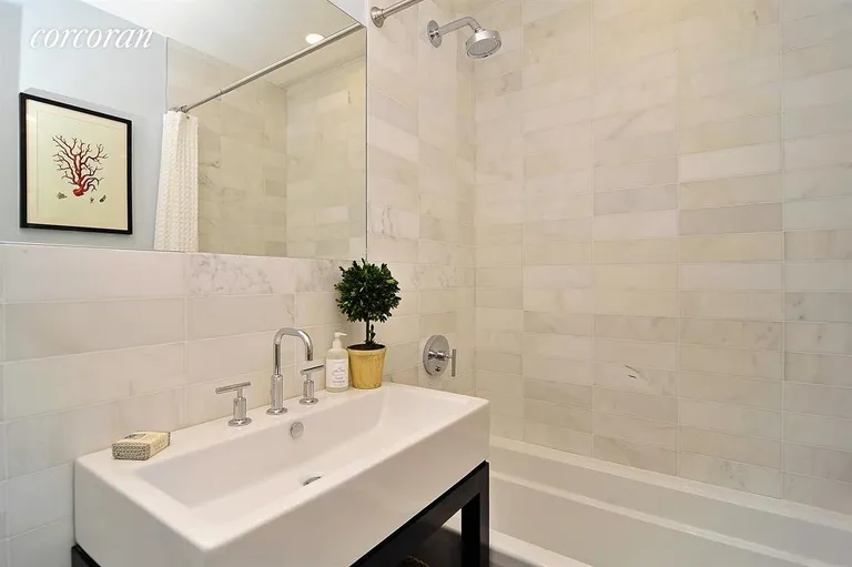 New York City Real Estate | View 102 Gold Street, 4R | Master Bathroom | View 5