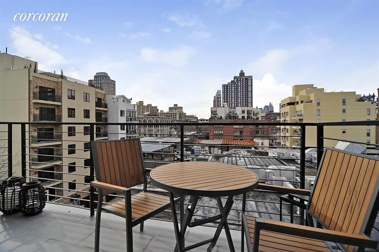 New York City Real Estate | View 102 Gold Street, 4R | Terrace | View 6