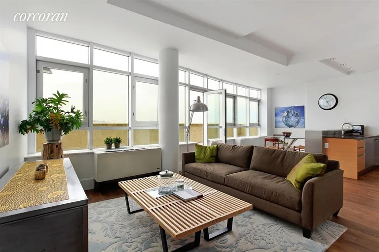 New York City Real Estate | View 20 Bayard Street, 15B | Living Room | View 2