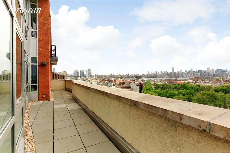 New York City Real Estate | View 20 Bayard Street, 15B | Terrace | View 4