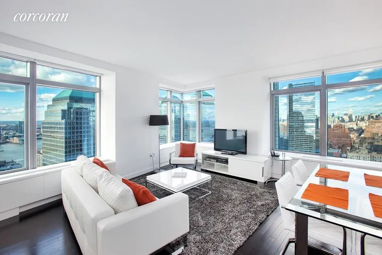 New York City Real Estate | View 123 Washington Street, 43B | 2 Beds, 2 Baths | View 1
